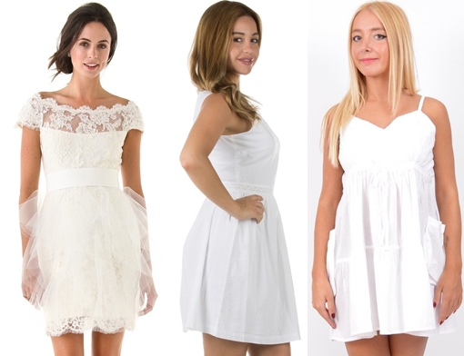 Beyaz elbise modelleri