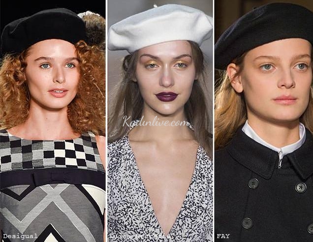 Sonbahar Kış 2015 2016 Fransız Bere Şapka Modelleri