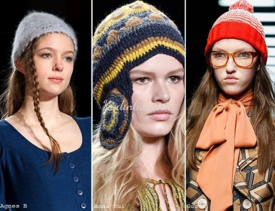 Sonbahar Kış Örgü Şapka Modelleri 2015 2016