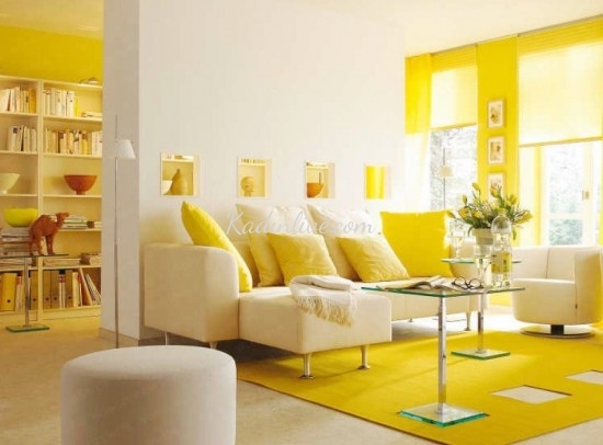 Yaz Dekorasyonu Limon Sarısı Renk Trendleri