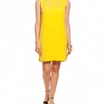 Koton limon sarısı elbise modeli