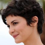 Audrey Tautou Kısa Pixie Saç Kesim Modeli