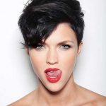 Ruby Rose Kalın Pixie Saç Modeli